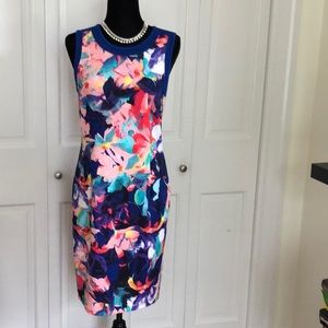 Floral Dress and necklace